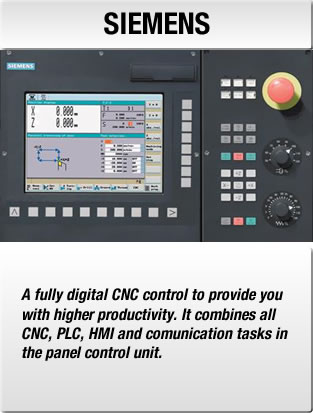 the Siemens CNC control